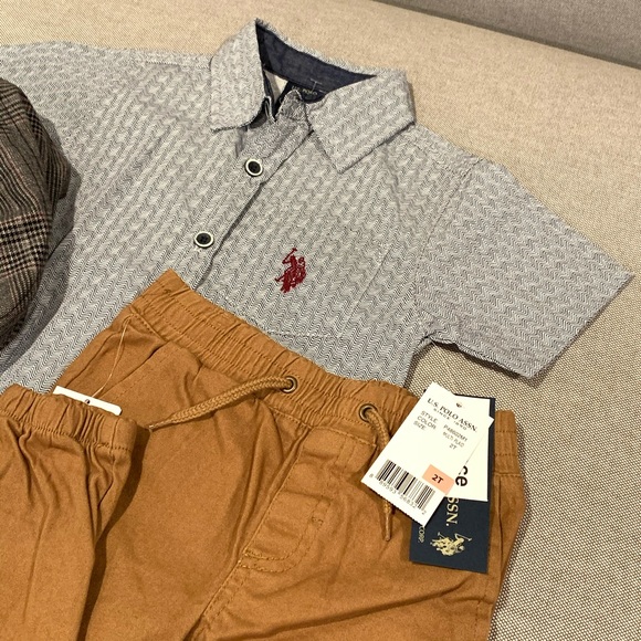Boys - US Polo Assn. 2 piece set with hat - Picture 3 of 4